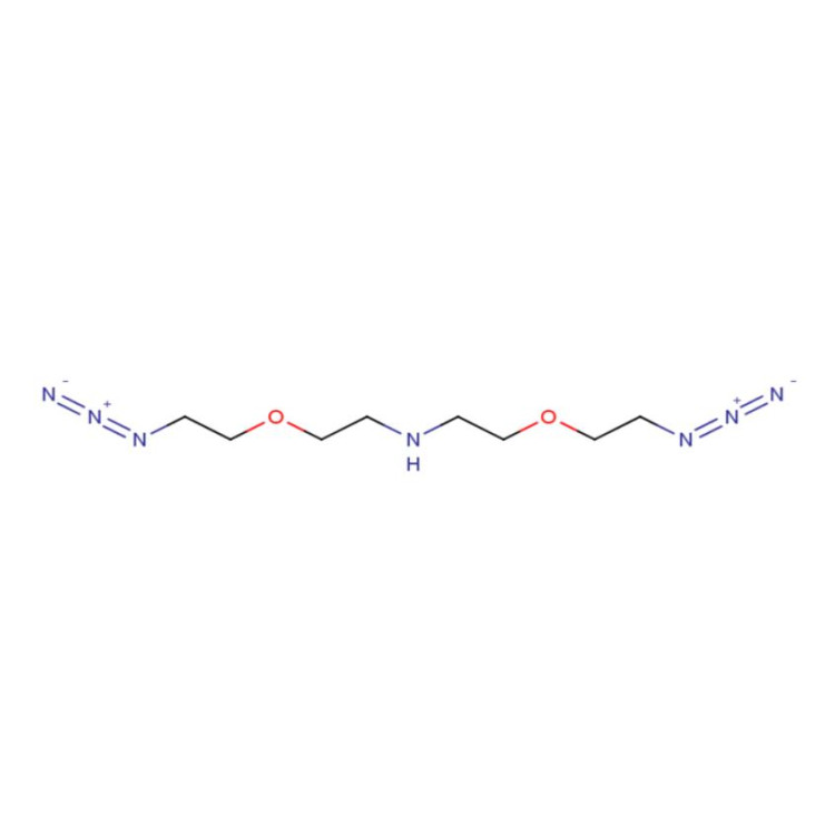 NH-bis(PEG1-azide)，NH-bis(C2-PEG1-azide)